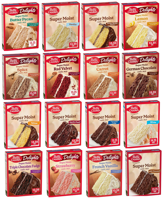 betty crocker cake mix